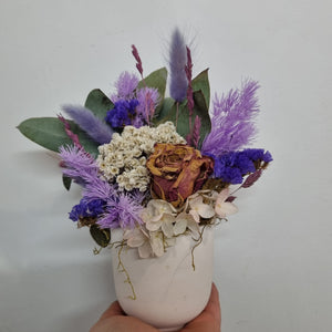 Dried Arrangements and Wall Hanging