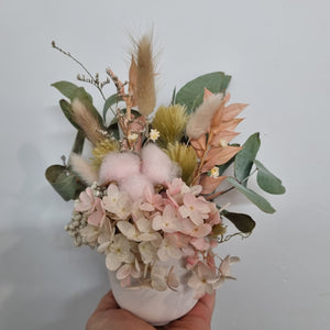 Dried Arrangements and Wall Hanging