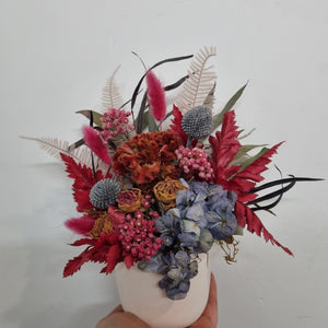 Dried Arrangements and Wall Hanging