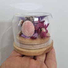 Load image into Gallery viewer, Dried flower Glass Domes