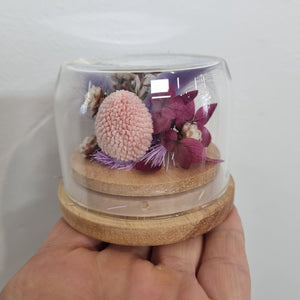 Dried flower Glass Domes