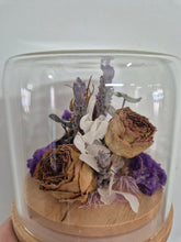 Load image into Gallery viewer, Dried flower Glass Domes