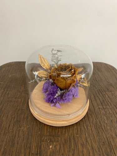 Dried flower Glass Domes